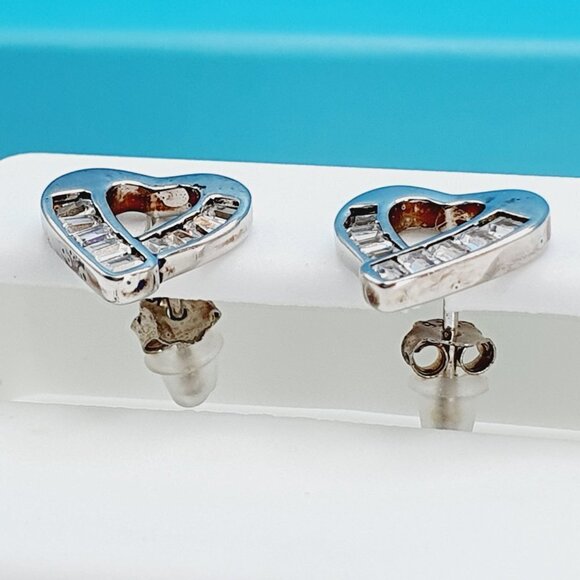 925 Sterling Silver CZ Beautiful Earrings for Women, 1USPAR4210 - Picture 6 of 11